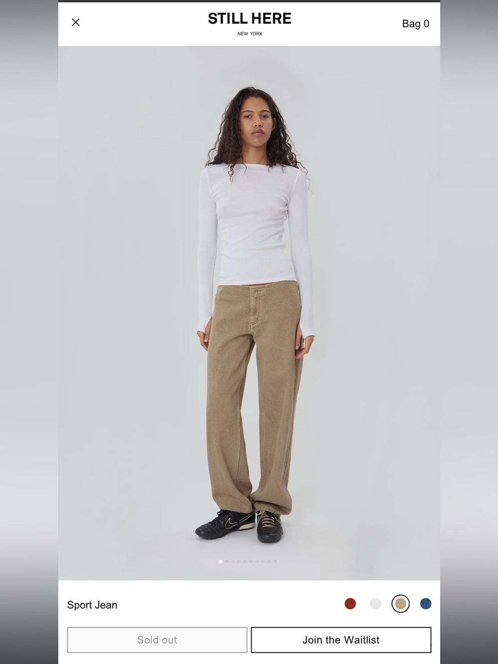 Still here sport jeans in pear color